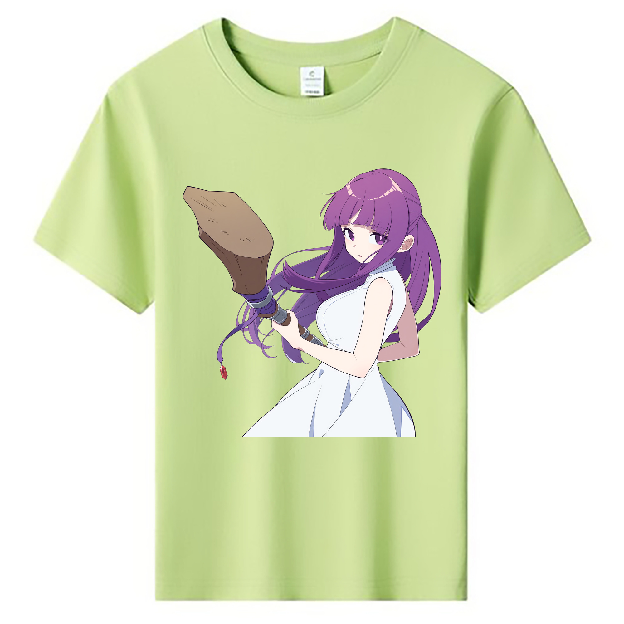 （画像用） 葬送のフリーレン Frieren 綿100％キッズTシャツ（フロントプリント）